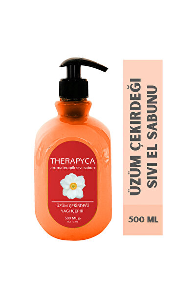 Aromaterapik Sıvı Sabun 500 ml - Doğal Üzüm Çekirdeği Yağı Içerir