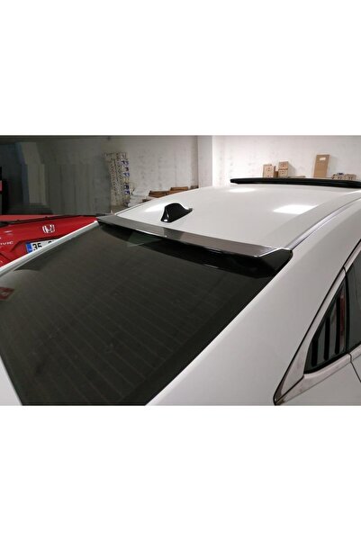 EDEBALI HONDA CİVİC FB7 2012-2015 Uyumlu CAM ÜSTÜ SPOİLER-FİBER-ASTARLI-BOYASIZ