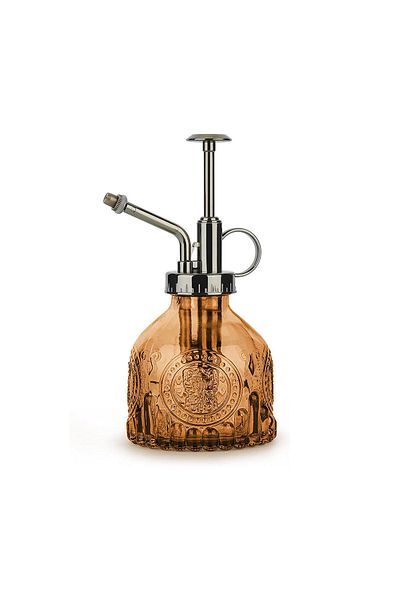 Miniminti Vintage Glass Plant Watering Bottle - Amber