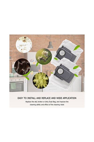 Supurgeavm 1 τεμάχιο σακούλα σκόνης συμβατή για Roborock S7/S8/Q5/Q7