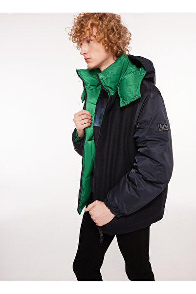 Armani Exchange Normal Lacivert Erkek Ceket 6RZB16 55HJ NAVY/VERDANT GREEN