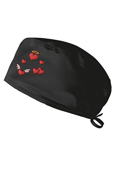 YNK Bonnet Tematic Inimi Roșii Doctor Nurse Cook Chef Bonnet Dentist Chirurgi...