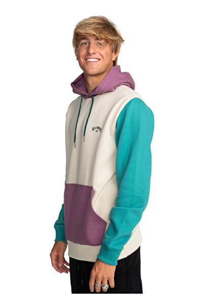 BİLLABONG Billabong πολύχρωμο ανδρικό φούτερ με κουκούλα EBYFT00115 Arch Block Po