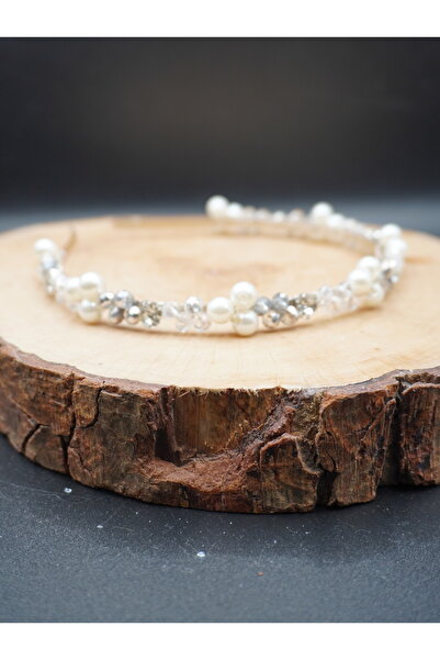 gelinmz Πλήρως χειροποίητο κομψό και κομψό στέμμα γάμου και αρραβώνων και αξε...