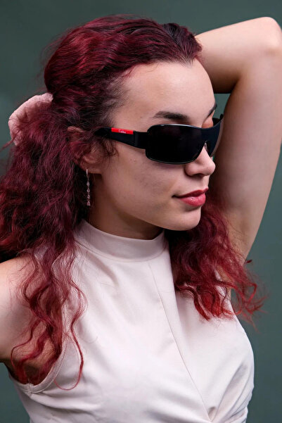 CALDİNİ نظارات شمسية مستقطبة معدنية سوداء للجنسين CS112 C2