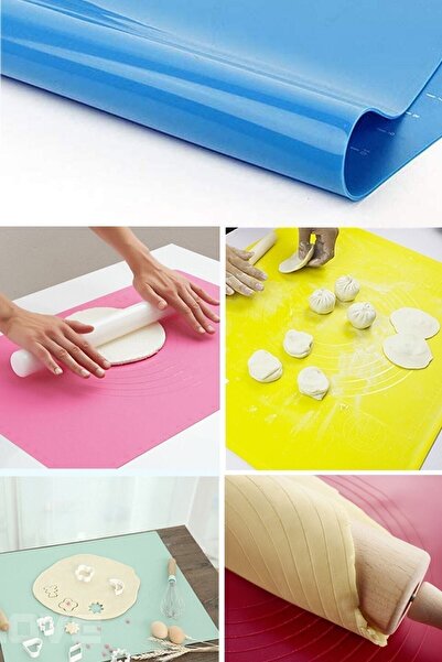 AYGÖREN HOME سيليكون مقياس العجين المتداول حصيرة البقلاوة المعجنات الخبز رافي...