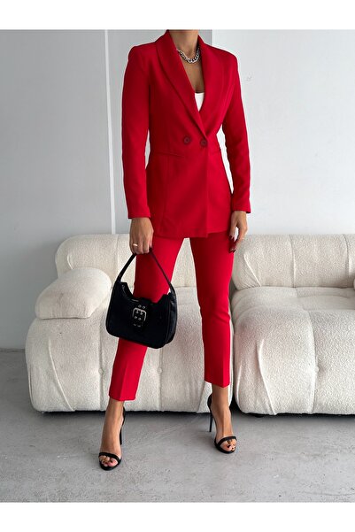 Vitalite Women's Two-Button Blazer Suit