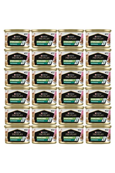 Pro Plan Pro Plan Sterilised Somonlu Kedi Konserve 85 Gr*24 Adet