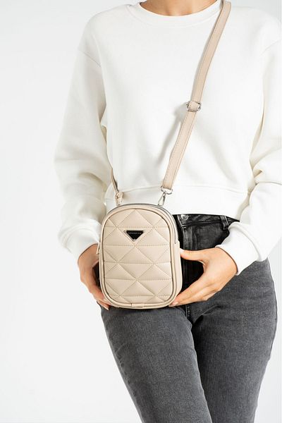 YOGII Mitte Model Unisex τσάντα ώμου και τσάντα χειρός καπιτονέ αδιάβροχο τεχνητό δέρμα VIP