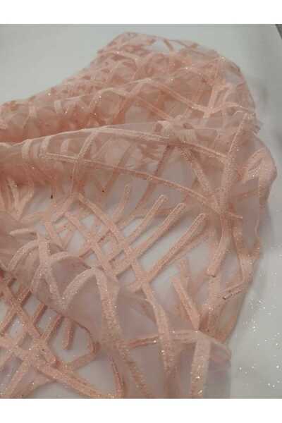 Bursa Kumaş Simli Abiyelik Tül Kumaş