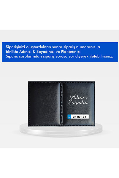 otopleksi İsme Özel - Kişiye Özel Ruhsat Kabı Oto Ruhsat Kabı