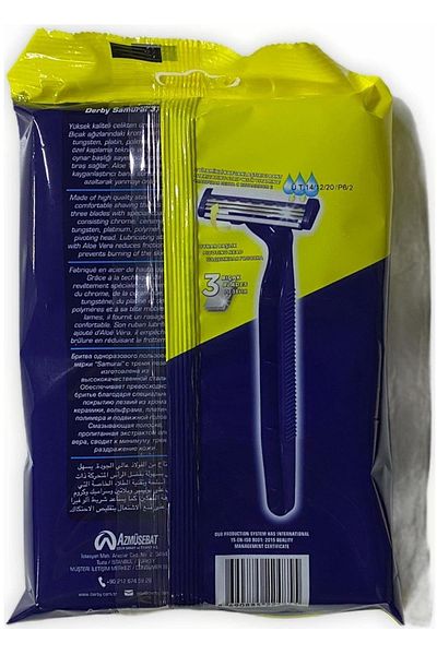 Derby Samurai 3 Blades 14 Pieces (K)