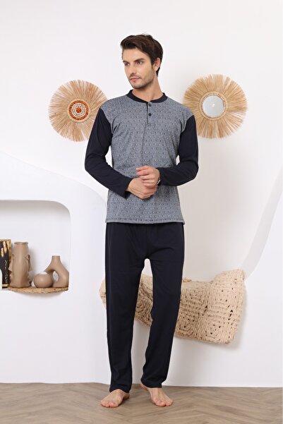 ŞİPKA 100% ΒΑΜΒΑΚΙ ΑΝΔΡΙΚΗ ΠΙΤΖΑΜΑ ΣΕΤ 1005