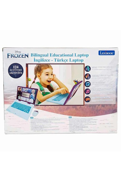 Disney Frozen İngilizce Türkçe Laptop Eğlenceli Ve Etkileşimli Süper Diz Üstü Laptop