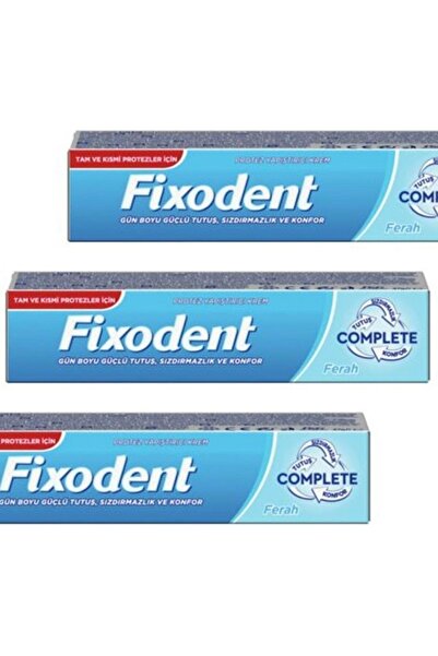 Fixodent Fıxodent Complate Fresh 47 Gr 3'Lü