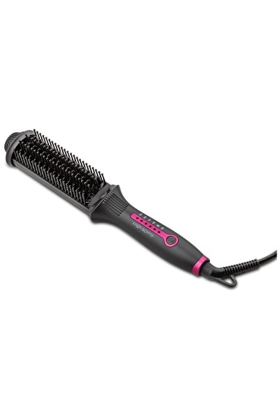 Fakir Illusion Effect İyonlu Saç Düzleştirici Fırça Antrasit