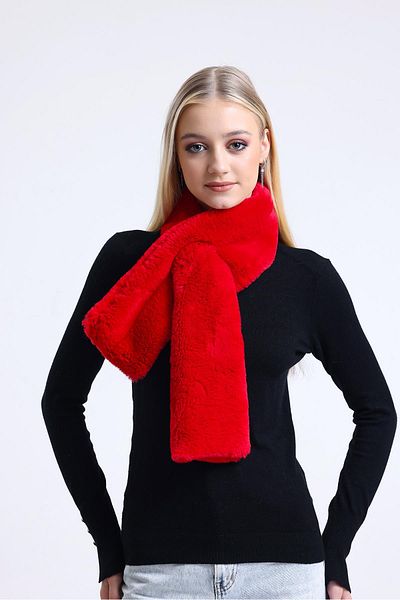 Saria Moda Women's Soft Plush Camisole Neck Collar Scarf
