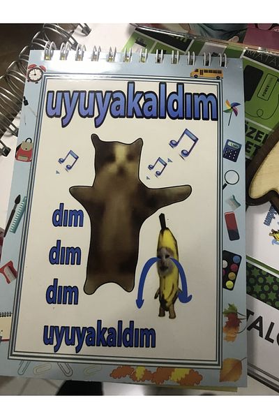 SIRADIŞI REKLAM NOTION COLORAT CU TEMATICA SOMNUL MEU