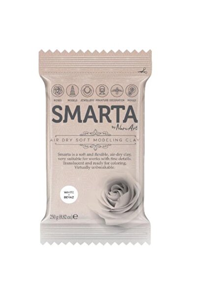 Smarta Havayla Kuruyan Modelleme Hamuru Beyaz 250 gr