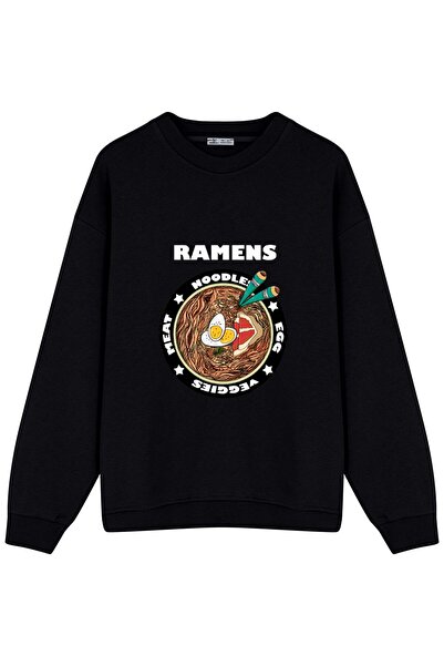 GreenMint عرق كبير الحجم للجنسين رامين وموسيقى