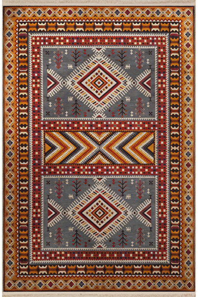 Rugs Modern Halı Πολύχρωμο Μικτό Γεωμετρικό Σχήμα με Έθνικ Σχέδιο Δημιουργικό...
