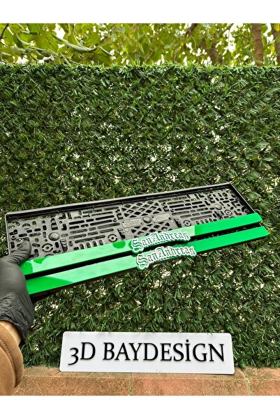 3dbaydesign GTA San Andreas PLEKSİ PLAKALIK 2 ADET BÜYÜK