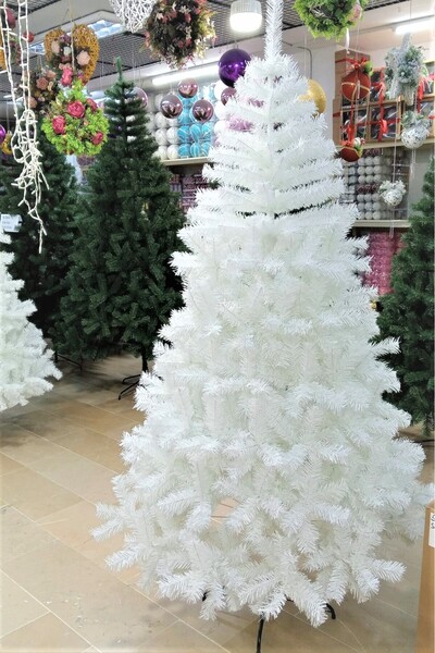 Winterfest Beyaz Yılbaşı Ağacı 180 Cm 600 Gür Dallı VE ÇANTALI