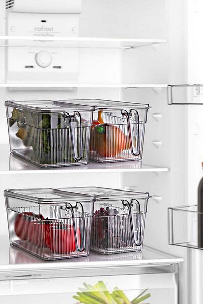 Open Home Concept 4-Piece Closet Organizer with Lid and Strainer
