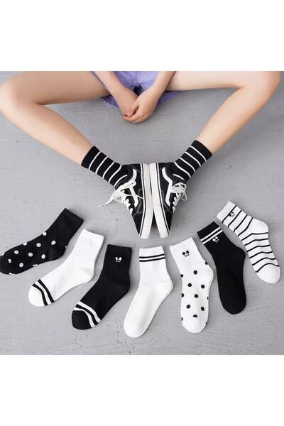 WORTHY SOCKS 6-пакет унисекс спортни чорапи с мотиви от колежански спортове