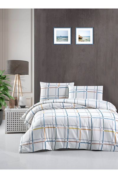 Menderes Home Σετ Παπλωματοθήκη Μονό Φανελένιο Cotton Collection Petite Spring