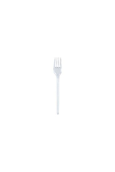 YENİ HEDİYELİK DÜNYAM Fork Transparent Pack of 25
