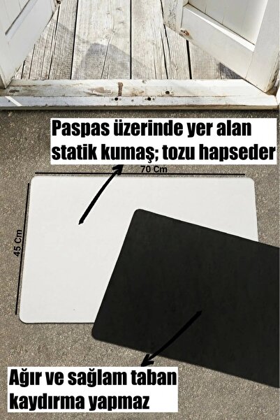 Valerine Life Optikçi Gözlükçü Mavi Renk Hoş Geldiniz Kapı Önü Paspası 45x70cm