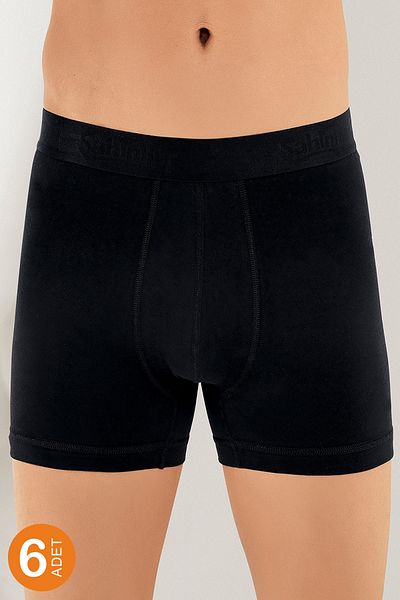 Şahinler Συσκευασία 6 Lycra Boxers Black Me031