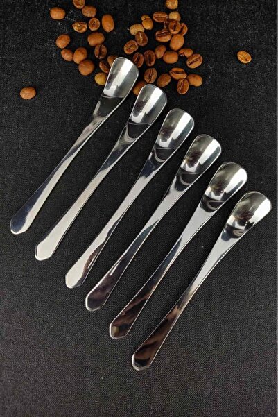 Digithome Perlona 6-Piece Steel Nescafe Coffee Teaspoon Silver - DST 006 C320...