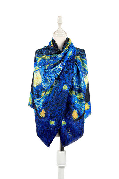 Bursa İpek Зимна шал с мотив „Звездна нощ“