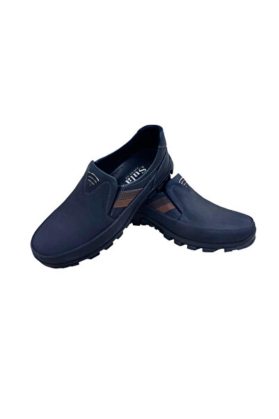 SULA MEN'S LOAFER CRAZY LEATHER BLACK DAILY