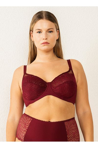 Magic Form Sutien cu sârmă roșu Claret 6485