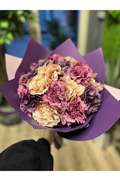 Pika Karanfil İsteme Çiçeği - 17 karanfilli isteme çiçeği - isteme buketi