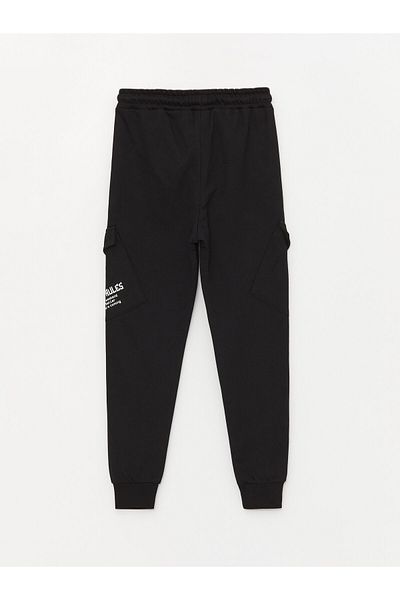 LC Waikiki Boys' Cargo Sweatpants with Elastic Waist