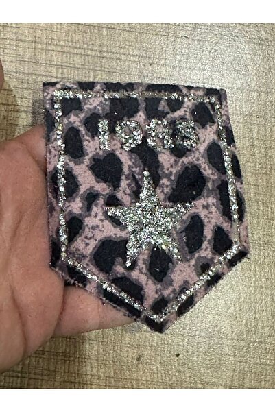 Gönülden Tasarım 10X8 CM FERĂȚĂ ADESĂ BUCĂȚĂ ARMĂ PIATĂ ARMĂ CUCEREȚĂ ACCESORIUL HOBBY LEOPARD SILVER