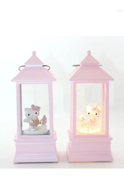 HEPBİMODA Hello Kitty Müzikli Işıklı Püskürtmeli Motorlu Kar Küresi
