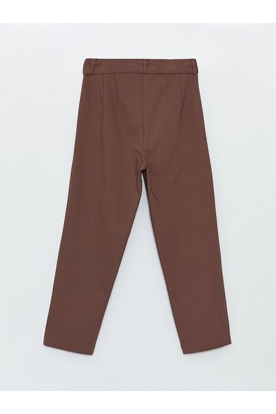 LC Waikiki Belted Waist Carrot Cut Women's Trousers