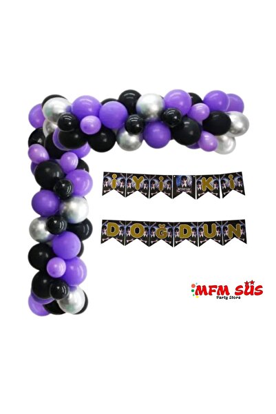 MFM مجموعة بالونات عيد الميلاد ذات طابع الأربعاء