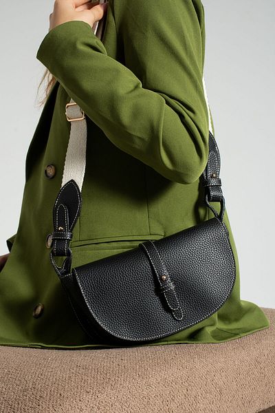 HONEY BAG Geantă neagră de umăr și de umăr model Namra