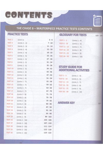 Universal The Chase 6 Masterpiece Practice Tests