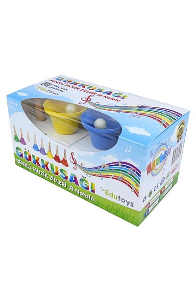 Edutoys أجراس موسيقى قوس قزح