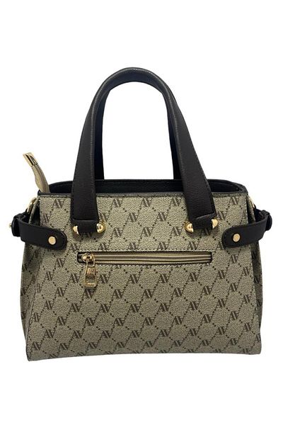 Armine 172 Printed Cross Shoulder Strap Women's Bag 172 coffee