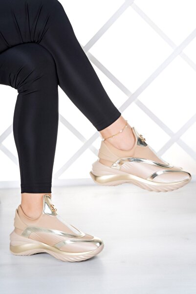 Erkan Saçmacı Aisha Beige Sneakers