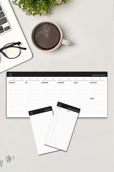 Copyrite Classic 3-Piece Planner Set ( Weekly, Diary, Note) Planning