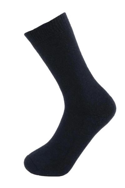 Panthzer Men's Navy Blue Casual Wool Socks Socks